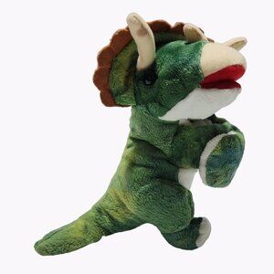 Wild Republic Triceratops Dinosaur Wrist Huggers 7 inch Plush Slap Bracelet Toy